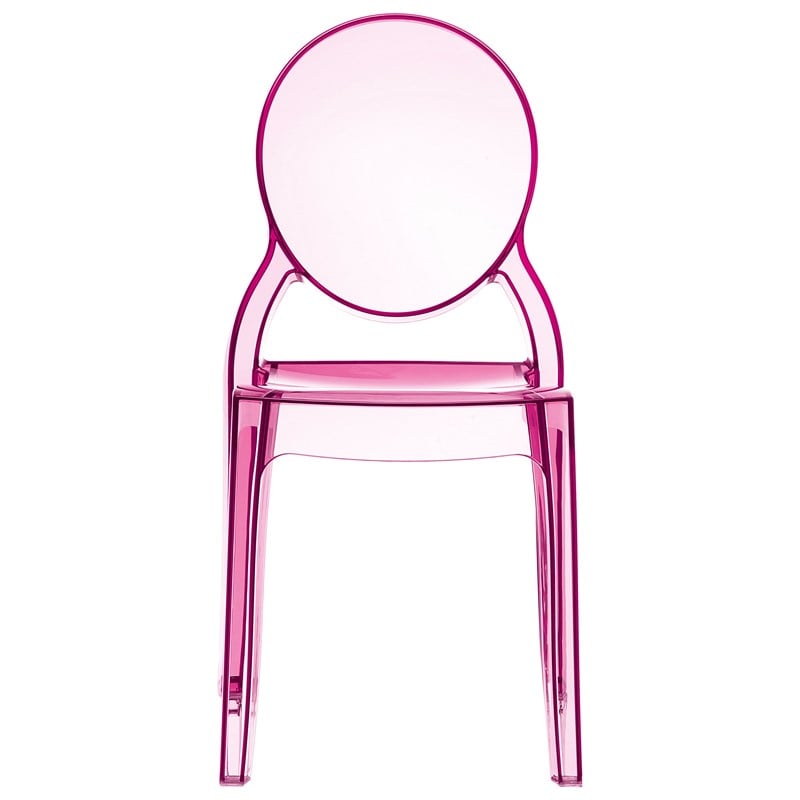 Compamia Elizabeth Polycarbonate Patio Dining Chair in Pink