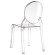 Compamia Elizabeth Polycarbonate Patio Dining Chair in Clear