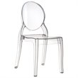 Compamia Elizabeth Polycarbonate Patio Dining Chair in Clear