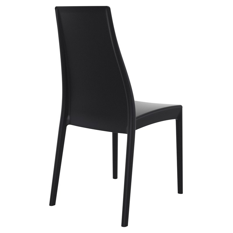 Compamia Miranda Patio Dining Chair in Black