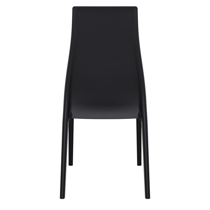 Compamia Miranda Patio Dining Chair in Black