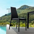Compamia Miranda Patio Dining Chair in Black