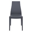 Compamia Miranda Patio Dining Chair in Dark Gray