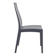 Compamia Miranda Patio Dining Chair in Dark Gray