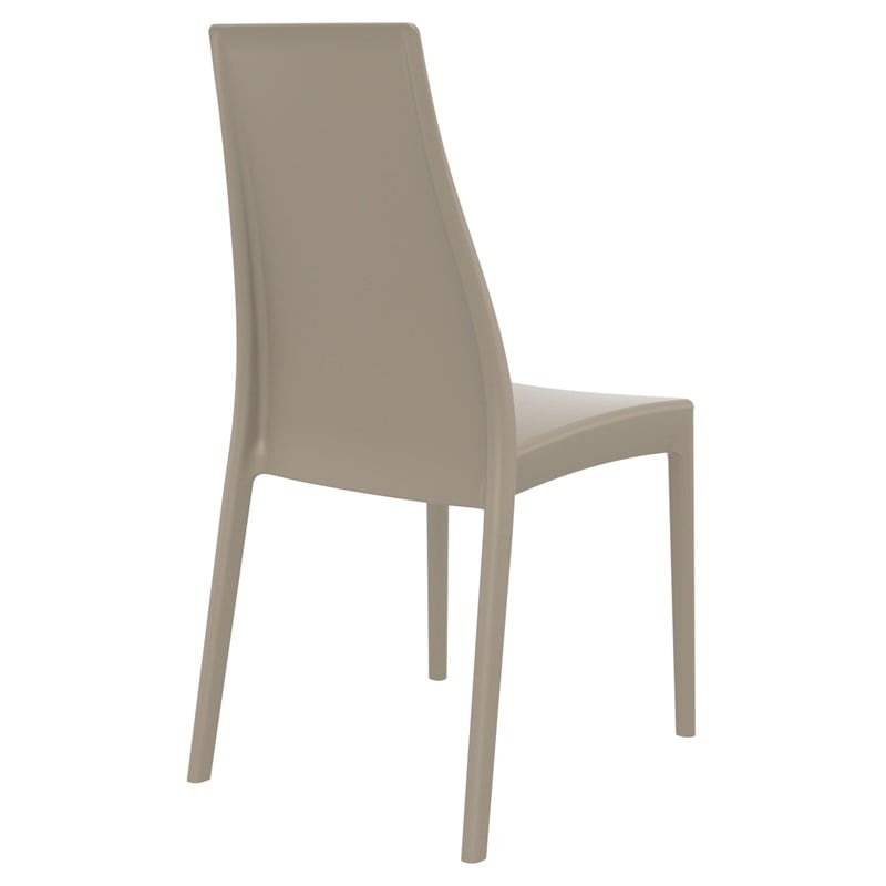 Compamia Miranda Patio Dining Chair in Taupe