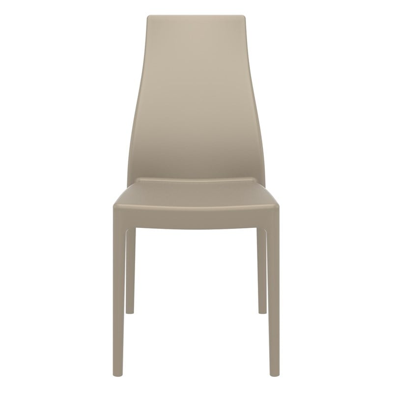 Compamia Miranda Patio Dining Chair in Taupe