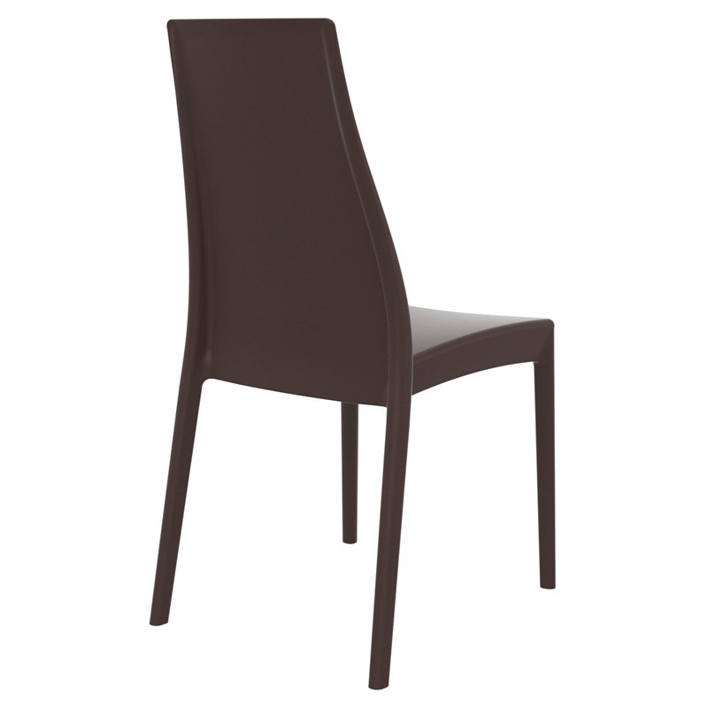 Compamia Miranda Patio Dining Chair in Brown