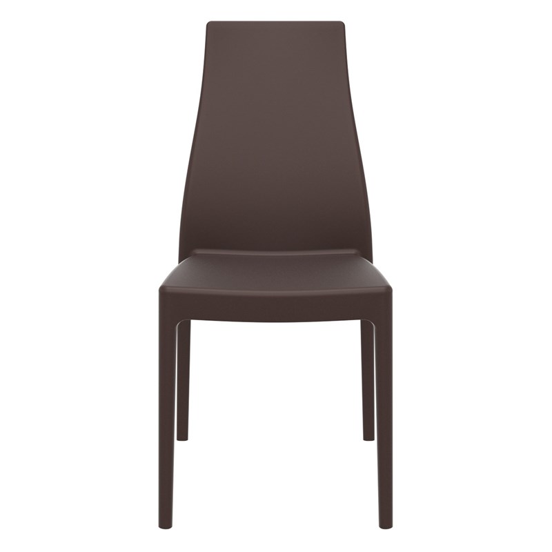 Compamia Miranda Patio Dining Chair in Brown