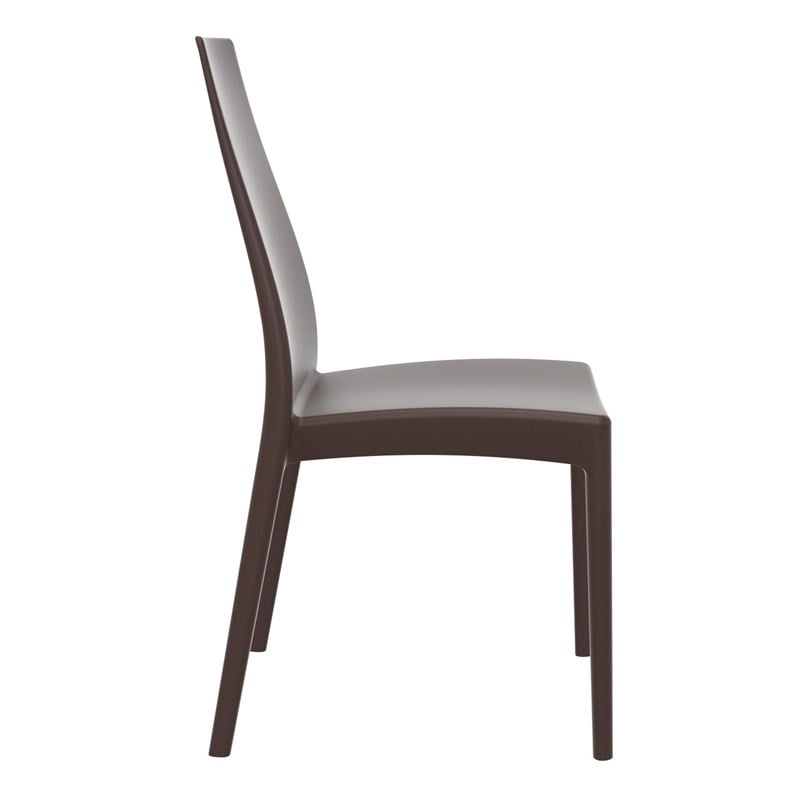 Compamia Miranda Patio Dining Chair in Brown