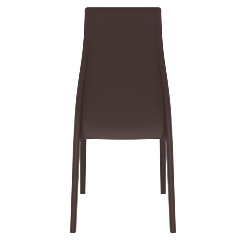 Compamia Miranda Patio Dining Chair in Brown