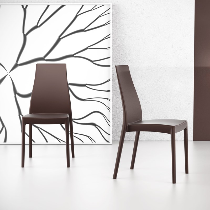 Compamia Miranda Patio Dining Chair in Brown
