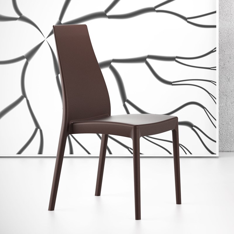 Compamia Miranda Patio Dining Chair in Brown