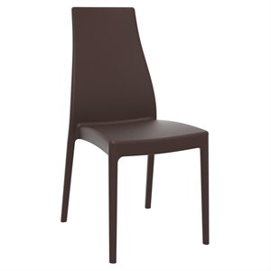 Compamia Miranda Patio Dining Chair in Brown