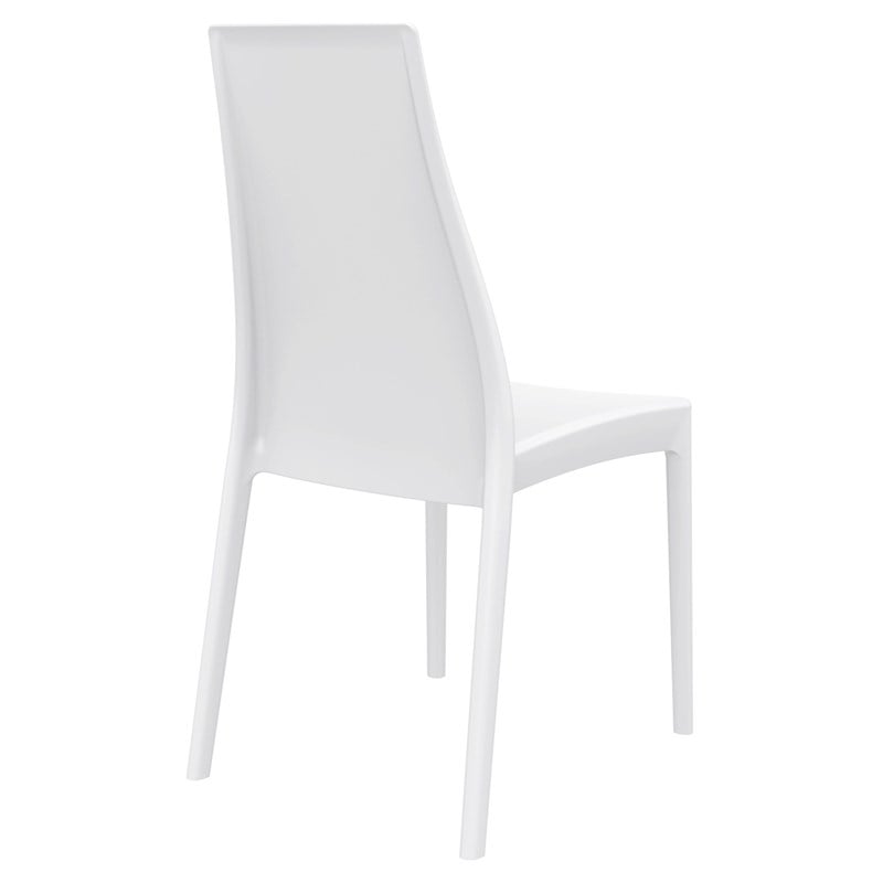 Compamia Miranda Patio Dining Chair in White