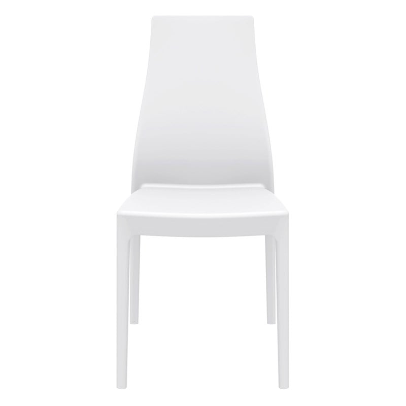 Compamia Miranda Patio Dining Chair in White