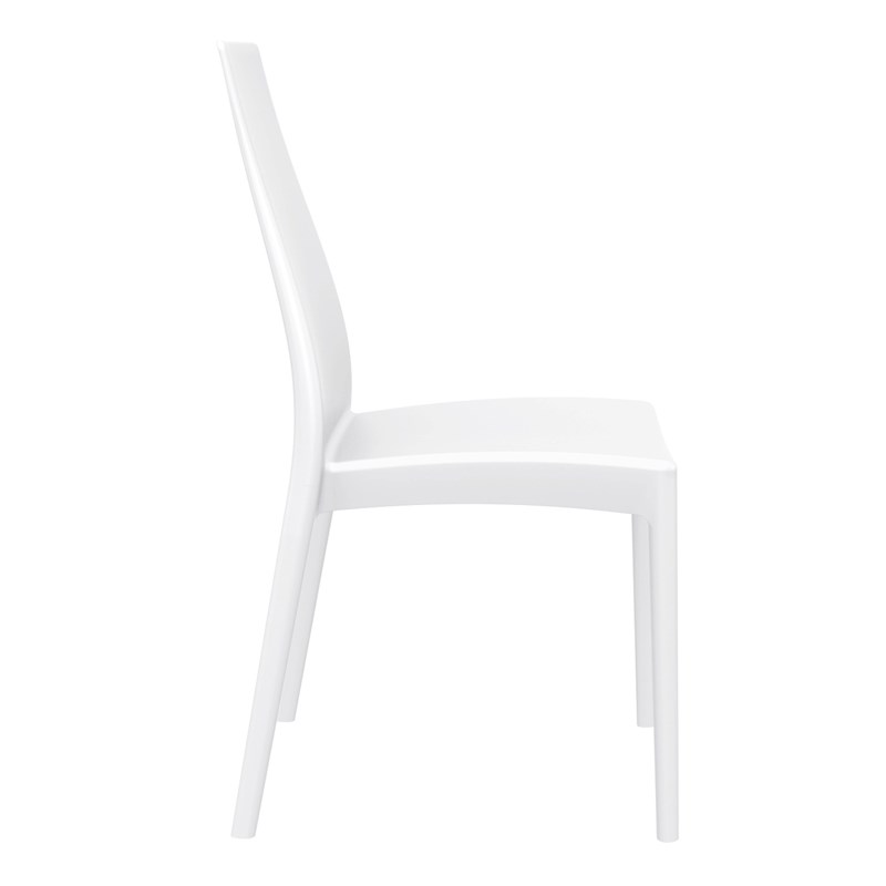 Compamia Miranda Patio Dining Chair in White