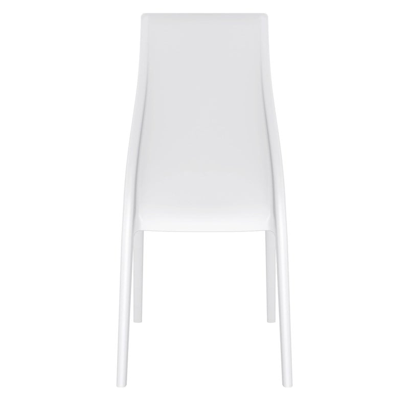 Compamia Miranda Patio Dining Chair in White