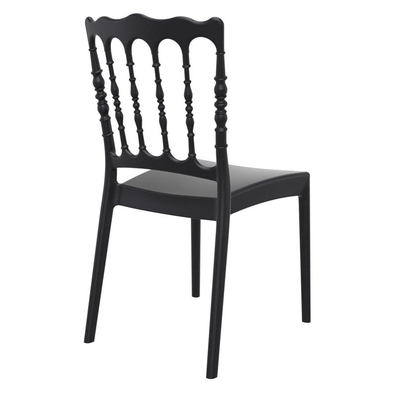 Compamia Napoleon Patio Dining Chair in Black