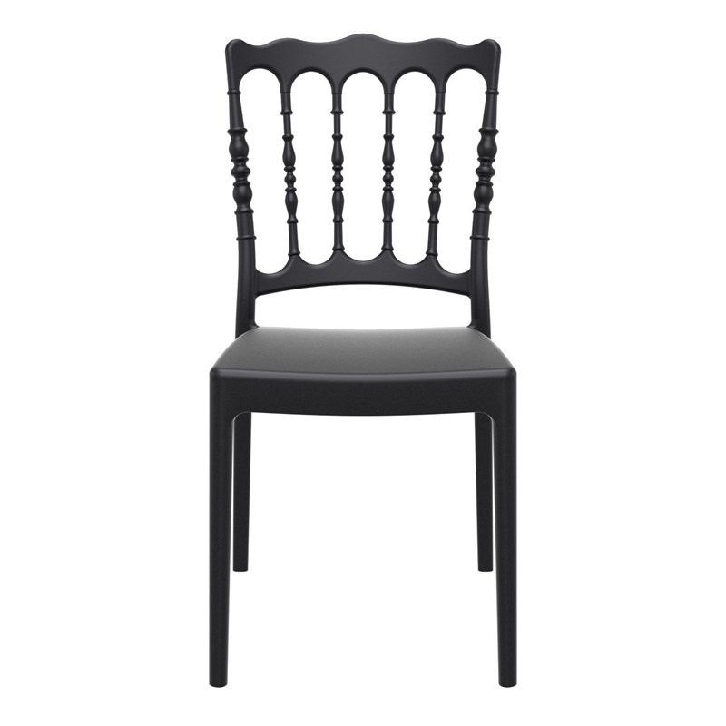 Compamia Napoleon Patio Dining Chair in Black