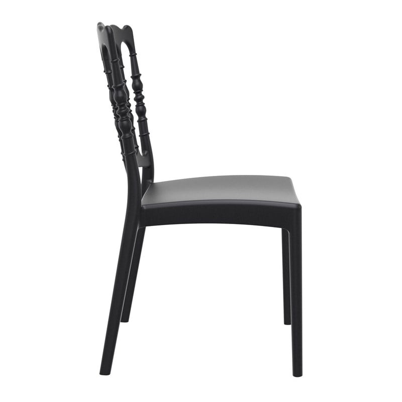 Compamia Napoleon Patio Dining Chair in Black