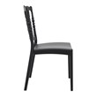 Compamia Napoleon Patio Dining Chair in Black
