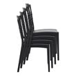 Compamia Napoleon Patio Dining Chair in Black