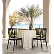 Compamia Napoleon Patio Dining Chair in Black