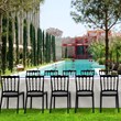 Compamia Napoleon Patio Dining Chair in Black