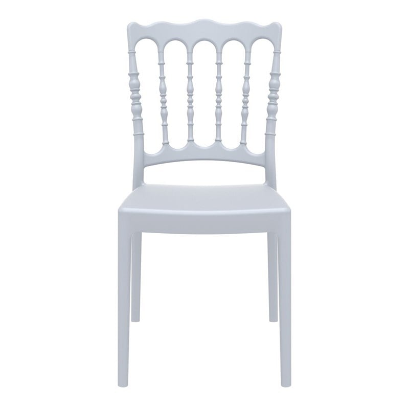 Compamia Napoleon Patio Dining Chair in Silver