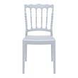 Compamia Napoleon Patio Dining Chair in Silver