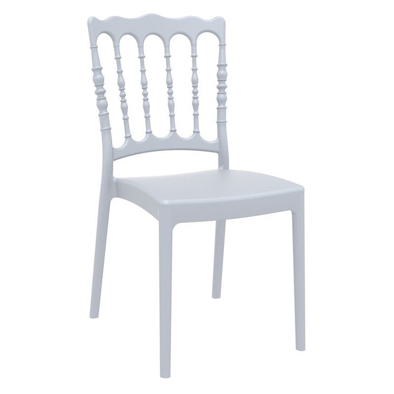 Compamia Napoleon Patio Dining Chair in Silver