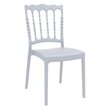 Compamia Napoleon Patio Dining Chair in Silver