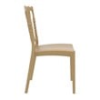 Compamia Napoleon Patio Dining Chair in Gold