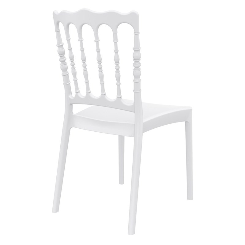 Compamia Napoleon Patio Dining Chair in White