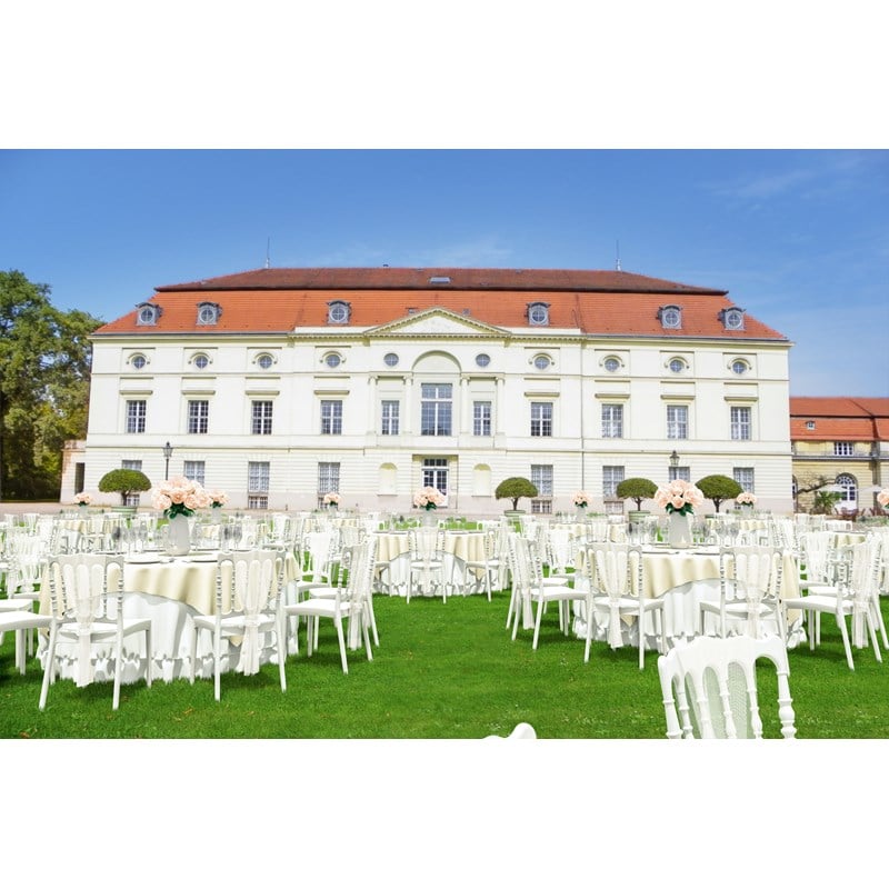 Compamia Napoleon Patio Dining Chair in White