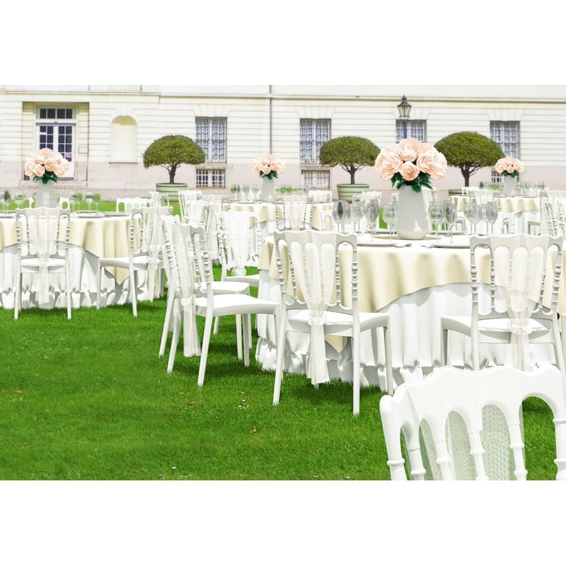 Compamia Napoleon Patio Dining Chair in White