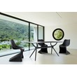 Compamia Bloom Patio Dining Chair in Black