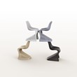 Compamia Bloom Patio Dining Chair in Black