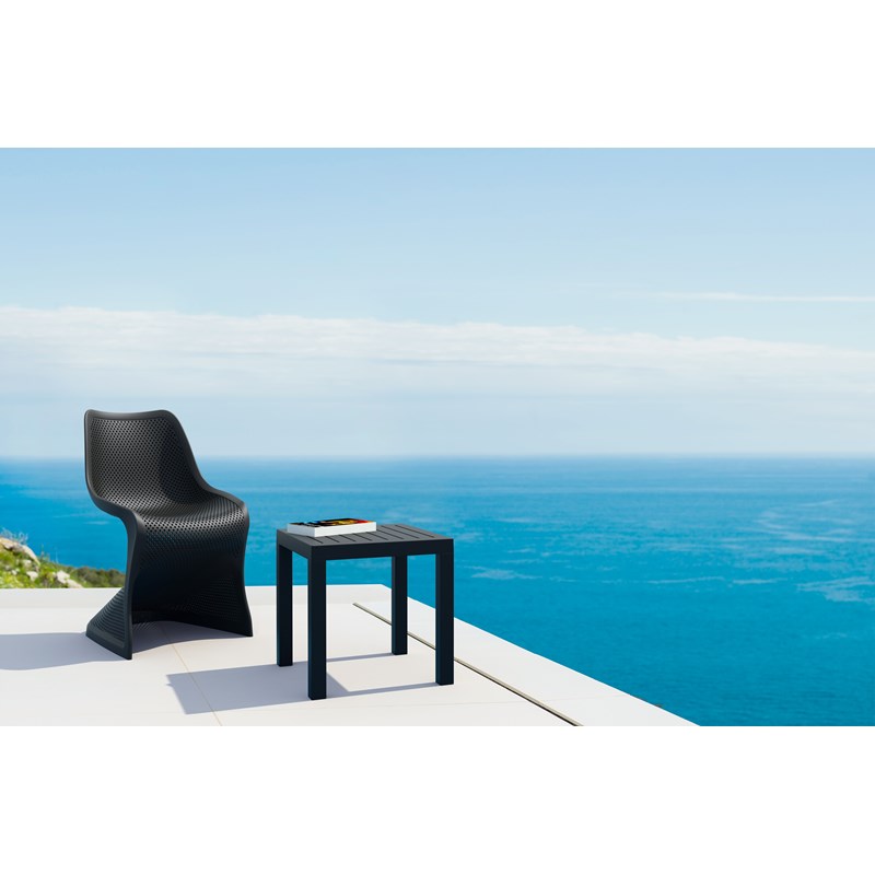 Compamia Bloom Patio Dining Chair in Black