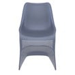 Compamia Bloom Patio Dining Chair in Dark Gray