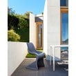 Compamia Bloom Patio Dining Chair in Dark Gray
