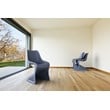 Compamia Bloom Patio Dining Chair in Dark Gray