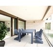 Compamia Bloom Patio Dining Chair in Dark Gray