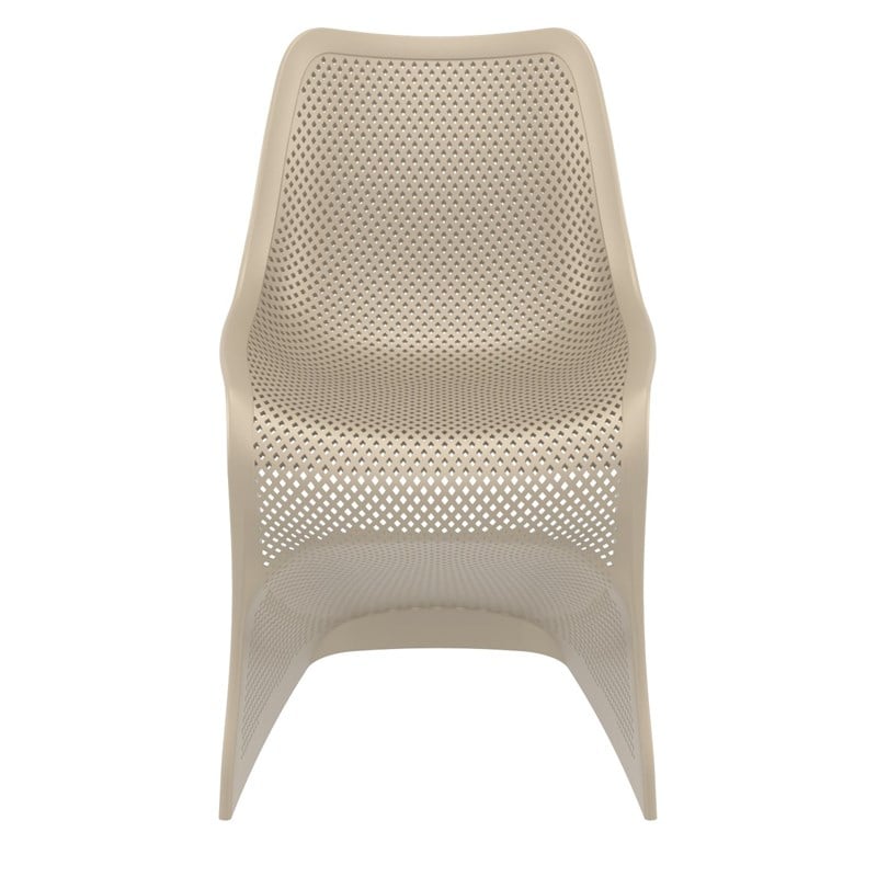 Compamia Bloom Patio Dining Chair in Taupe