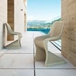 Compamia Bloom Patio Dining Chair in Taupe