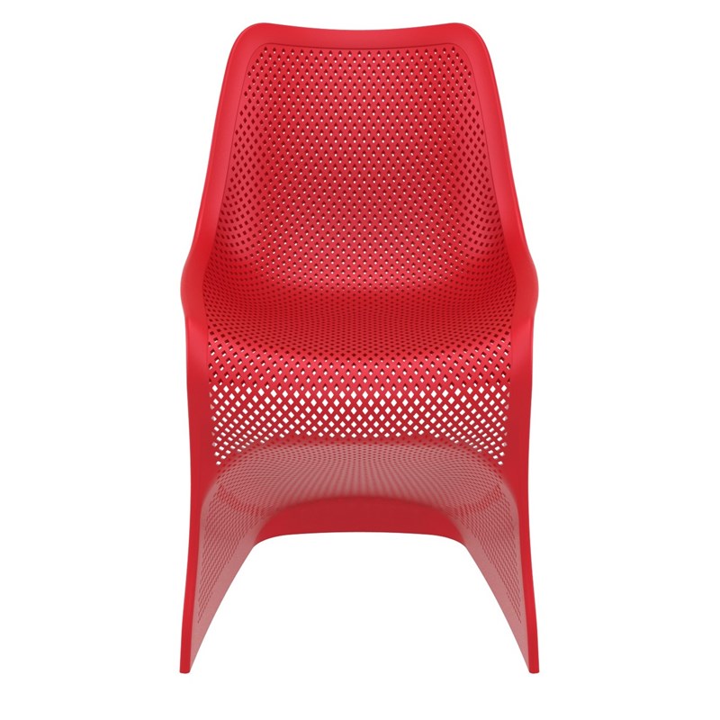 Compamia Bloom Patio Dining Chair in Red