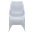 Compamia Bloom Patio Dining Chair in Silver Gray