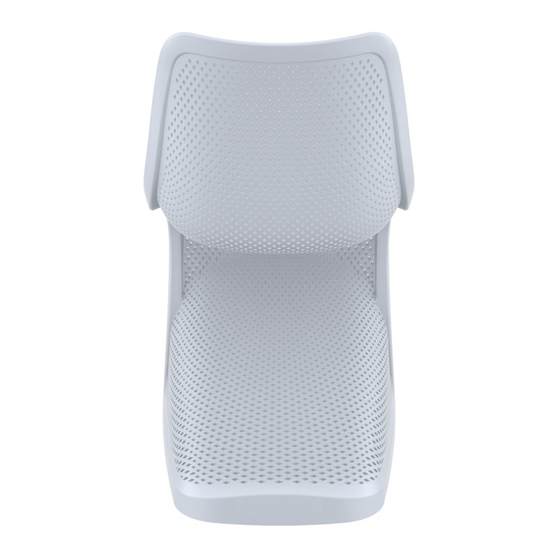 Compamia Bloom Patio Dining Chair in Silver Gray