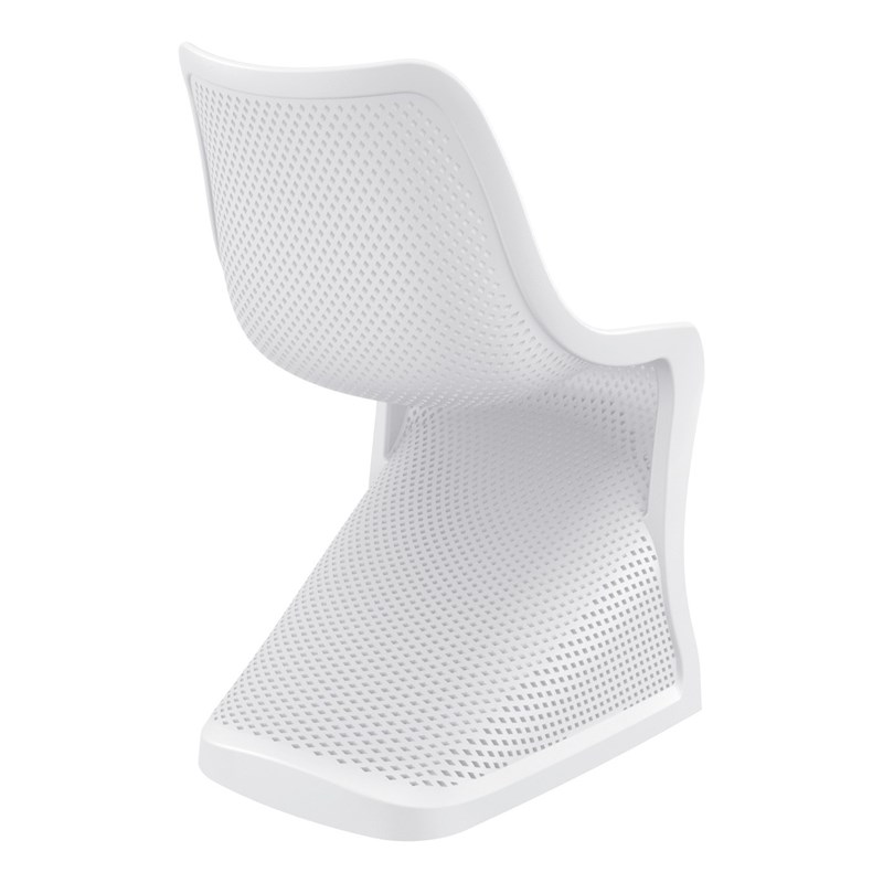 Compamia Bloom Patio Dining Chair in White