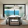 Compamia Bloom Patio Dining Chair in White